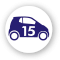 15 minutes drive