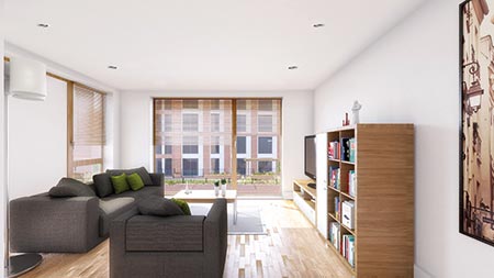Townhouses living room